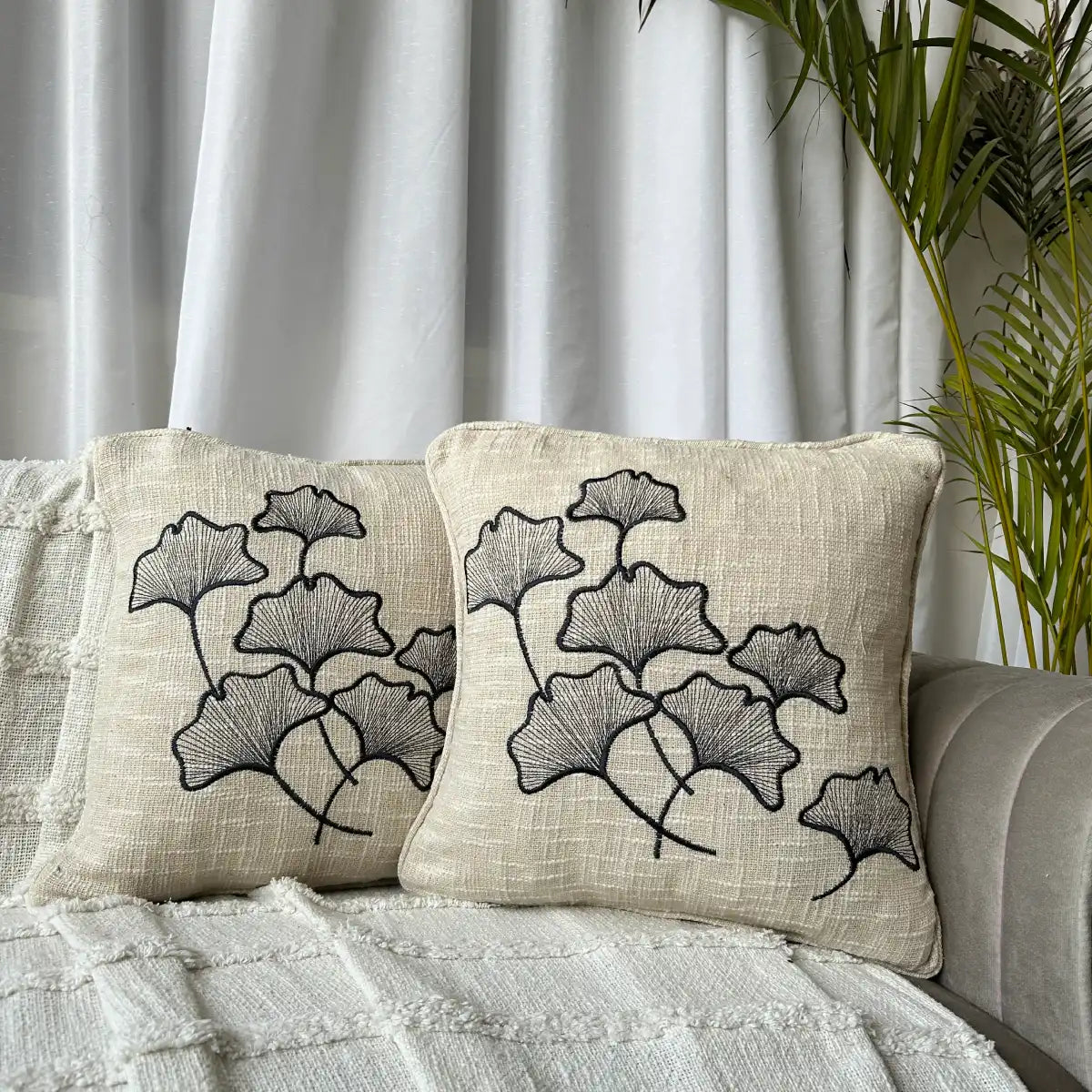 Gulmohar Garden - Premium Cushion Cover