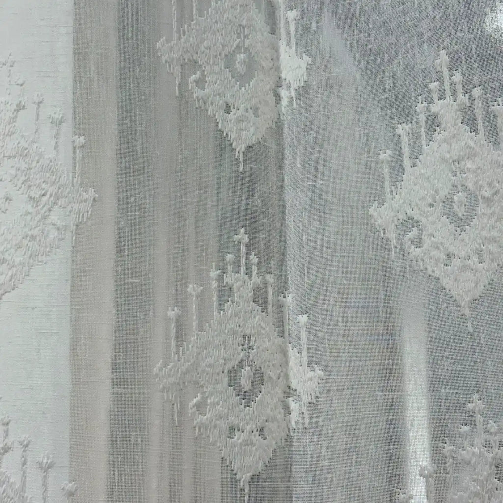 Premium Embroidered Sheer Curtain