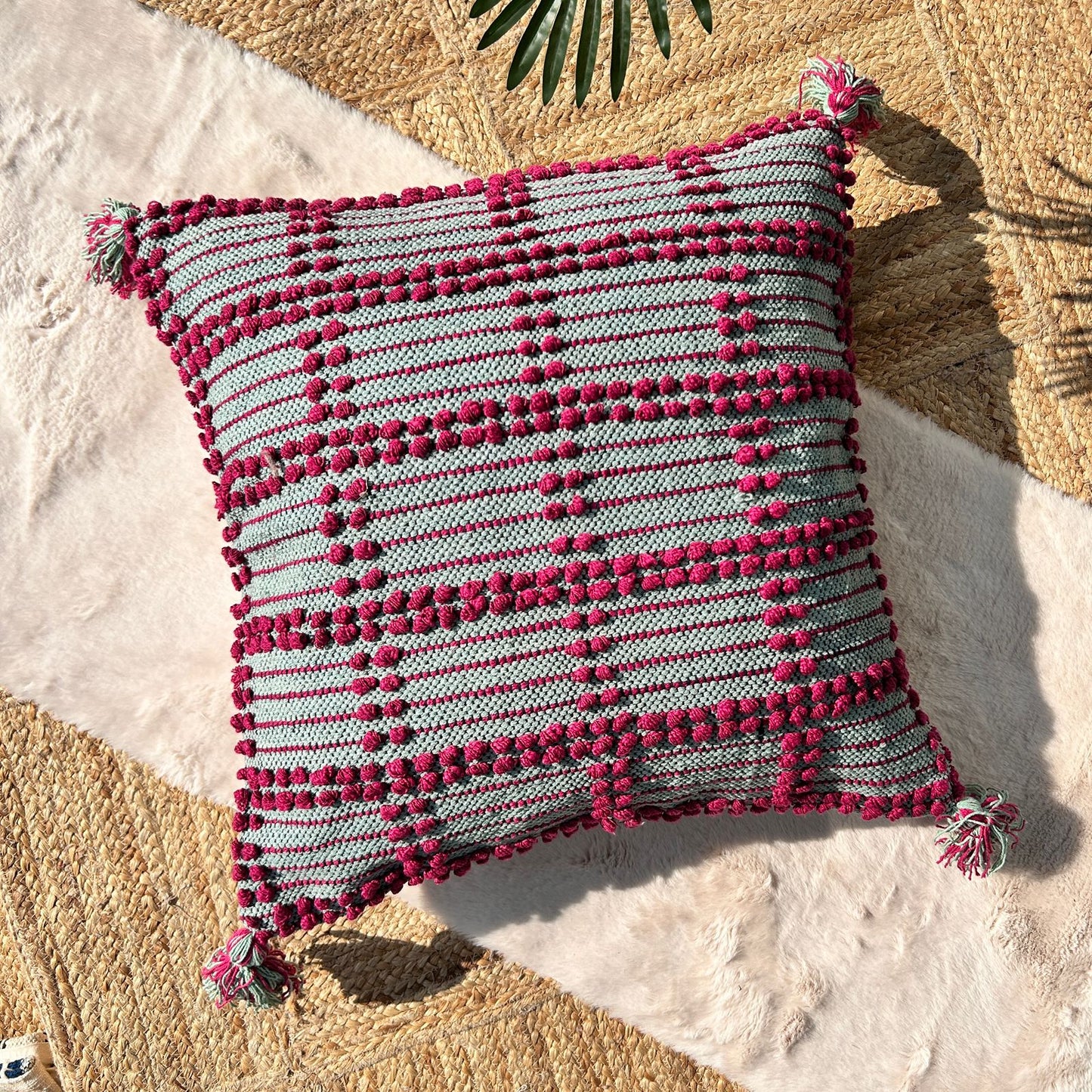 Boho Cushion Cover, 60cm X 60cm (24" X 24")