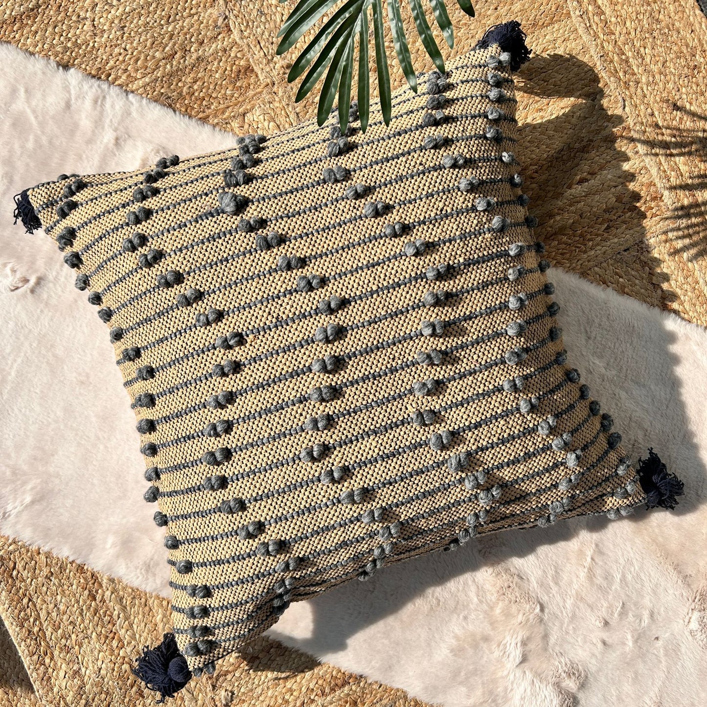 Boho Cushion Cover, 60cm X 60cm (24" X 24")