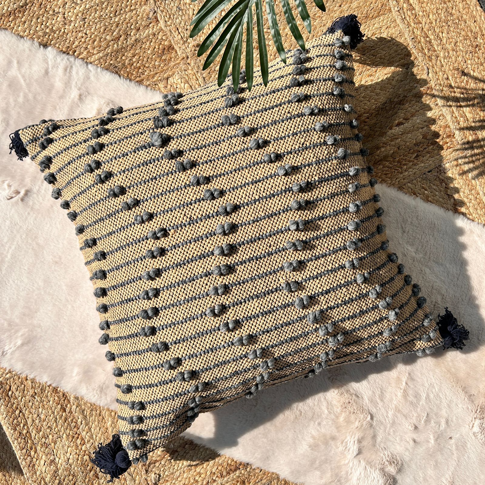 Boho Cushion Cover, 60cm X 60cm (24" X 24")