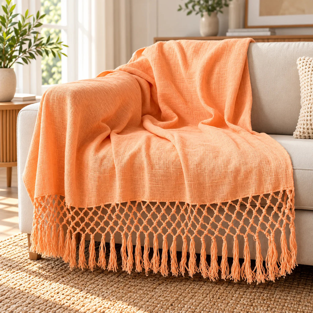 Throw Soft Peach
