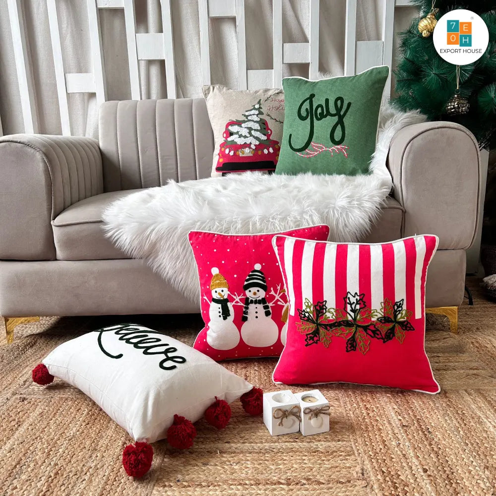 Christmas Cushion cover - Set of 5