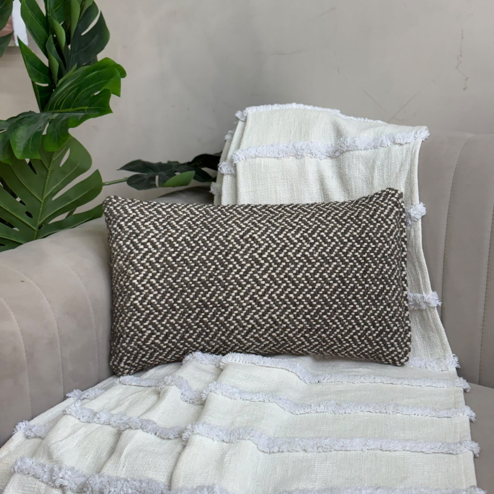 Jute Cushion Cover