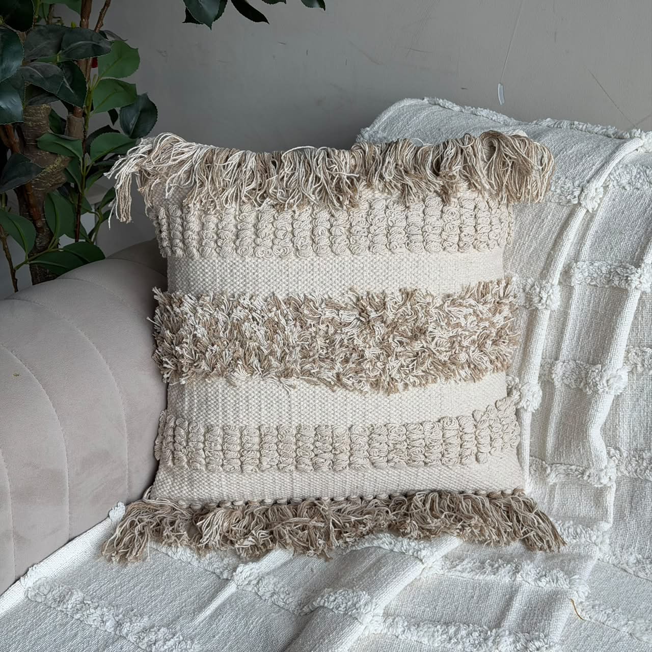 Tufted Cushion Cover