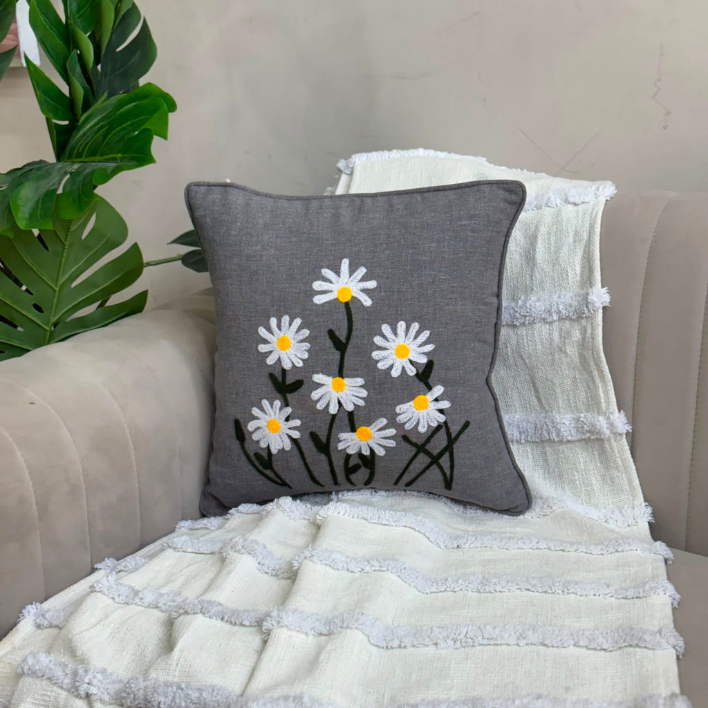 Embroidered Cushion Cover