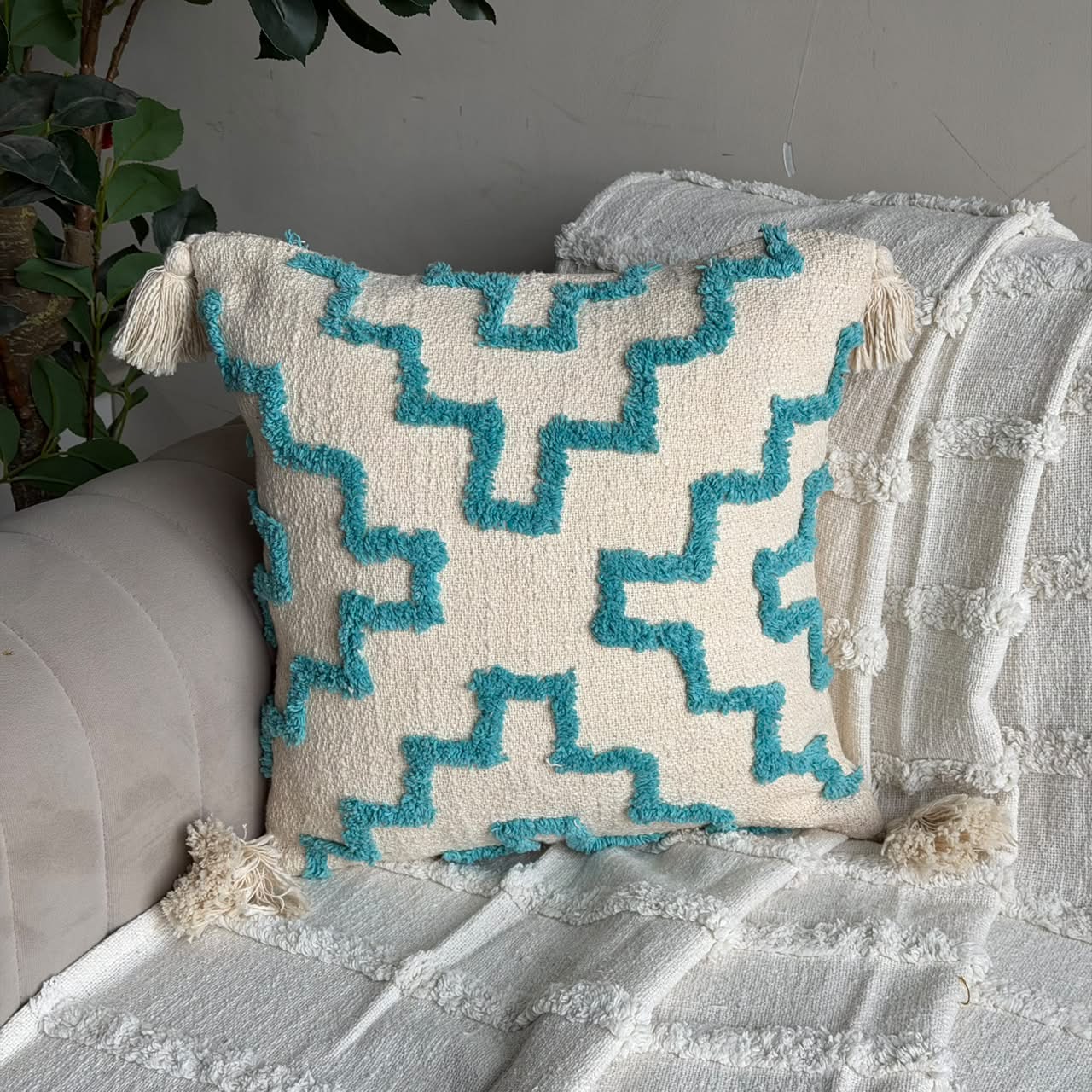 Tufted Cushion Cover