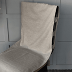 Eggshell White Chair Cover with Tassels