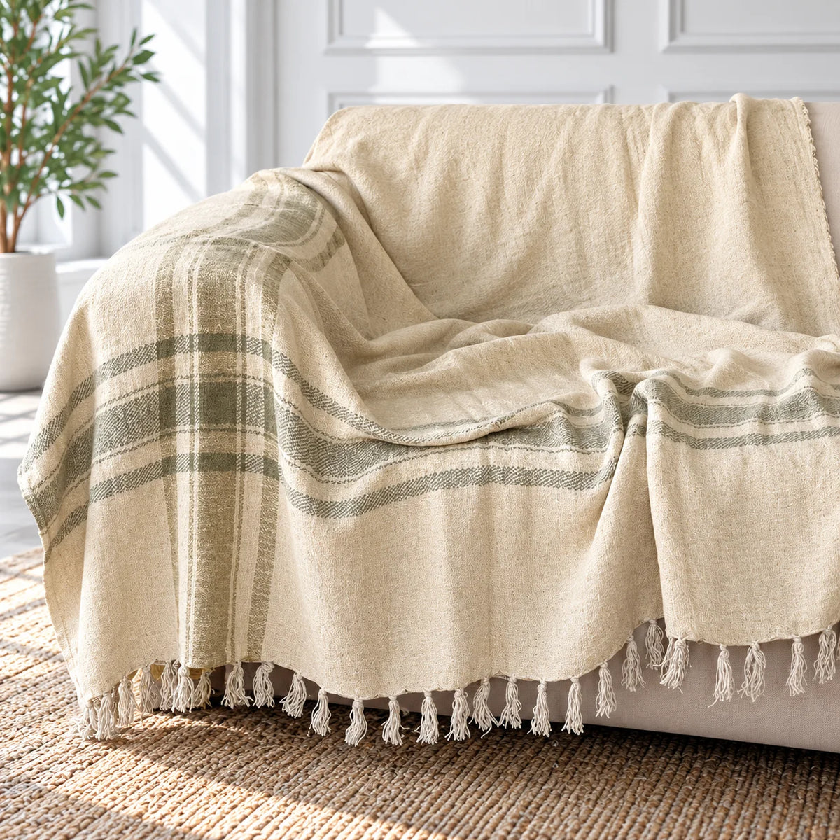 Sofa Throw Blanket 67x54 inches (170x137 cm)