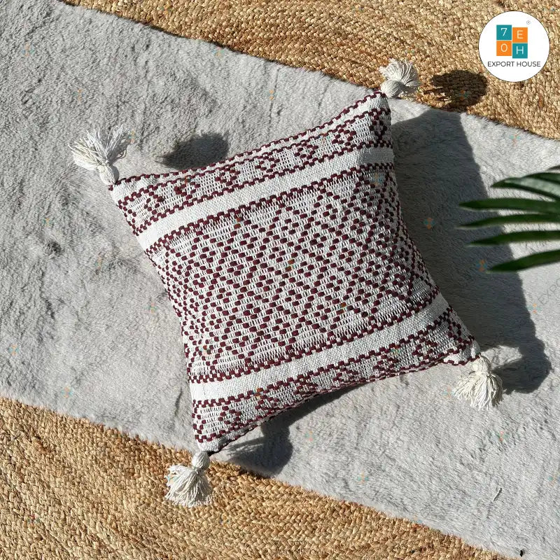 Boho Cushion Cover, 40cm X 40cm (16" X 16")