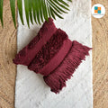 Export House Cotton Boho Cushion Cover -  Size:40cm X 40cm (16" X 16")