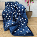 Velvet Chevron Printed Quilt Available in Single & Double Bed | Export House