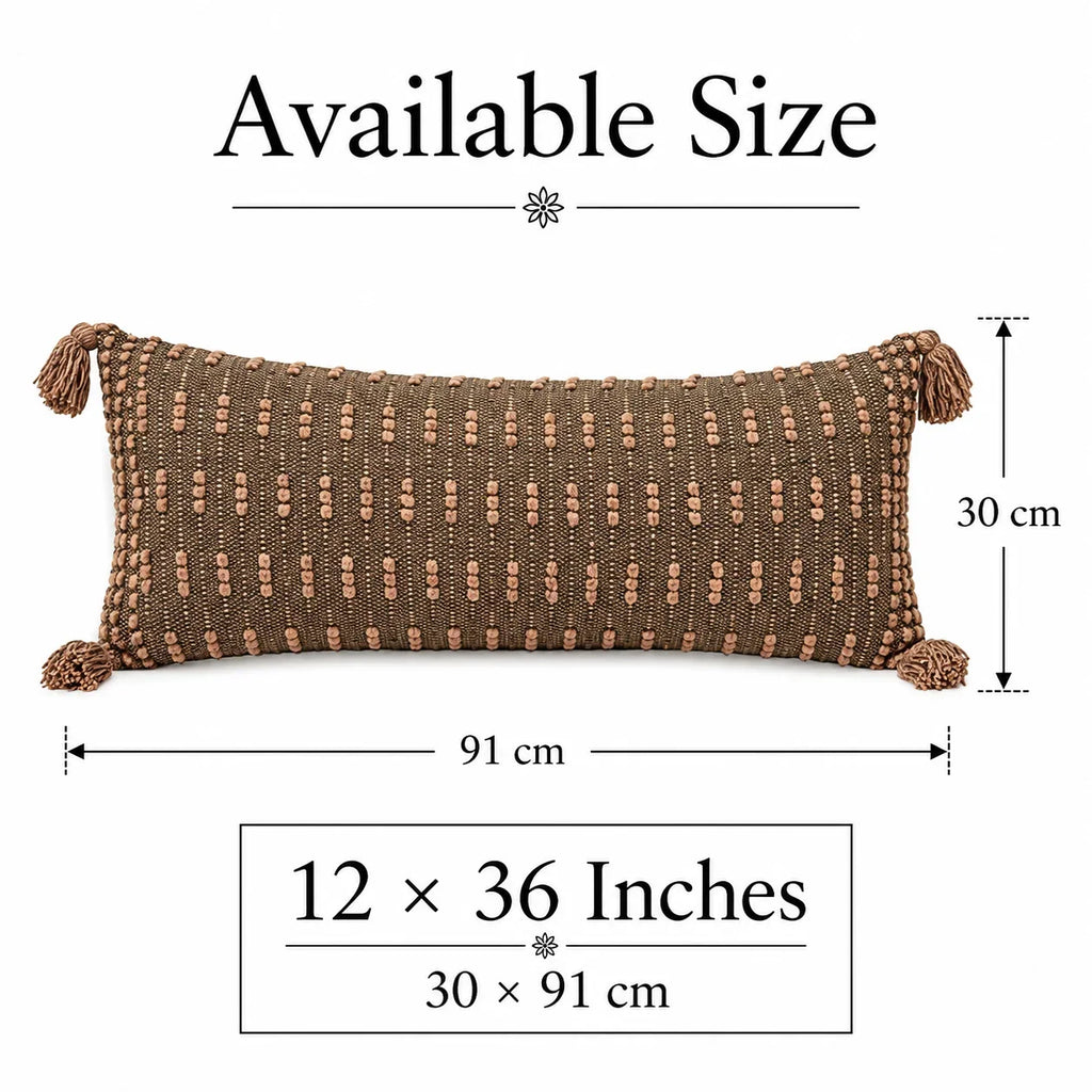 Designer Lumbar Cushion Cover 12x36 | Buy Cushions Online