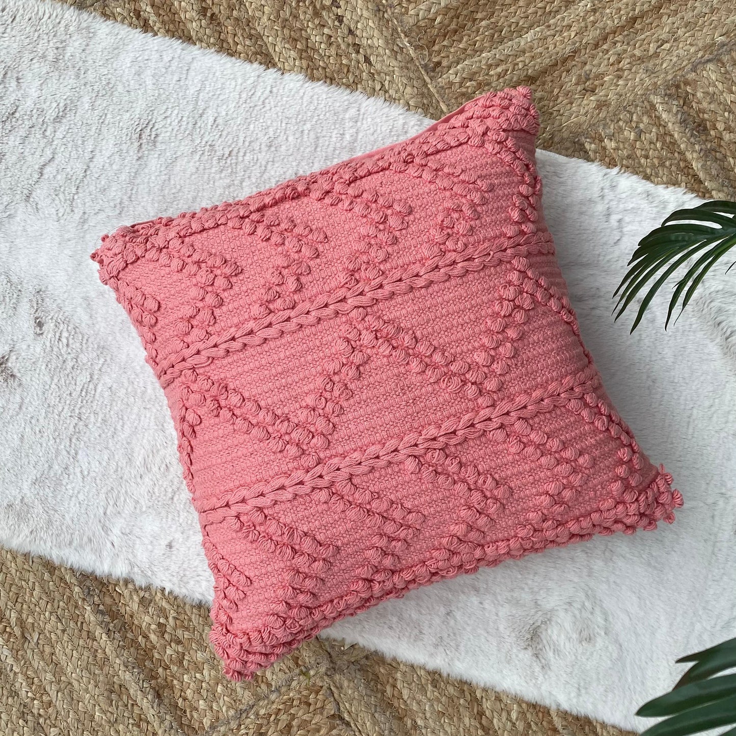 Boho Cushion Cover, 45cm x 45cm (18" x 18")