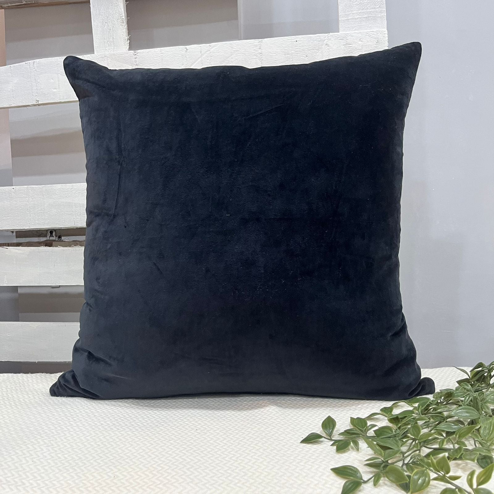 Export House Velvet Plain Cushion Cover -  Size:60cm X 60cm (24" X 24")