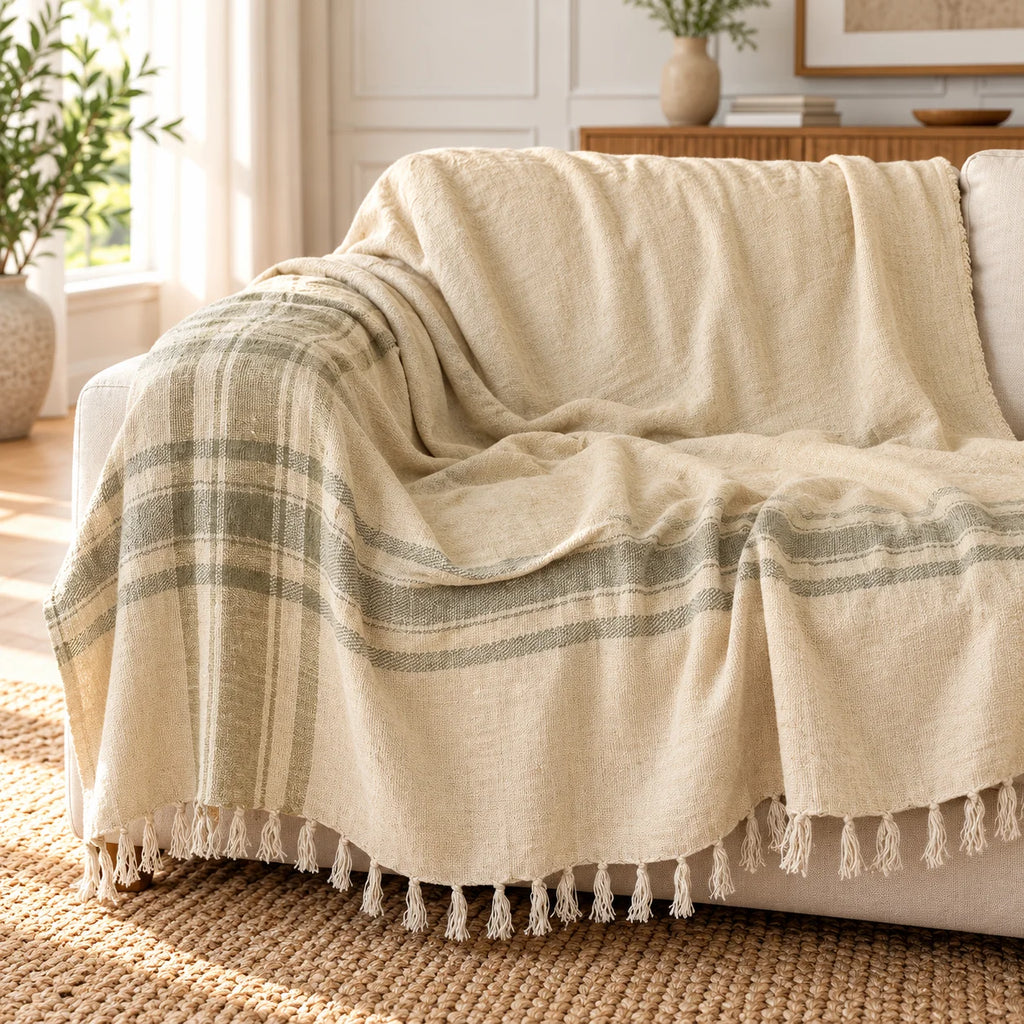 Sofa Throw Blanket 67x54 inches (170x137 cm)