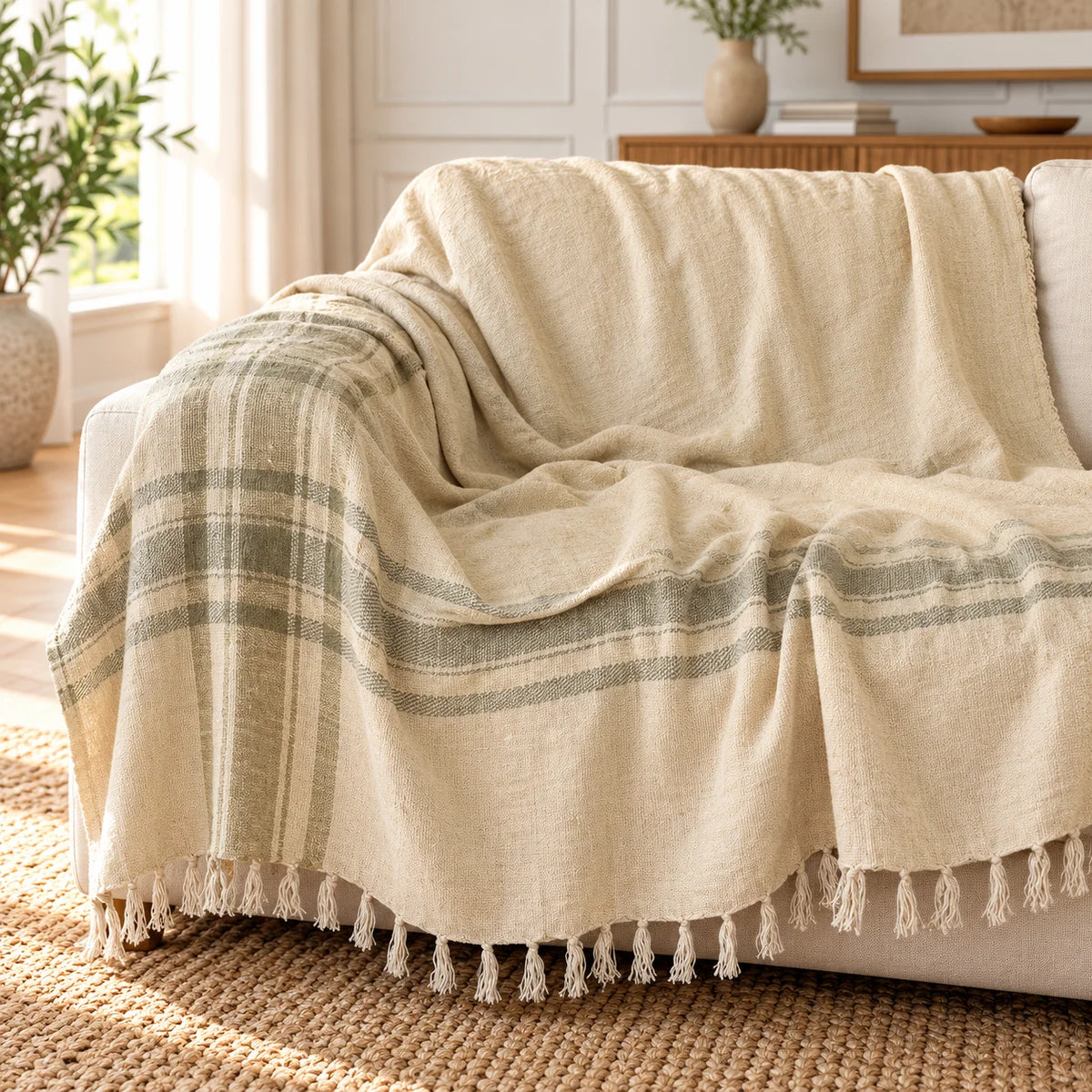 Sofa Throw Blanket 67x54 inches (170x137 cm)