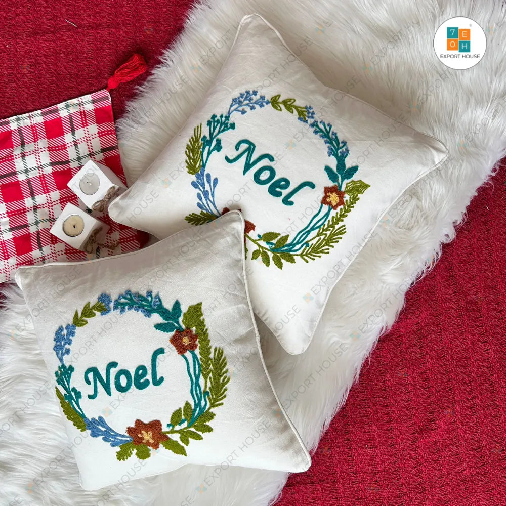 Christmas Noel Premium Cushion Cover 16x16