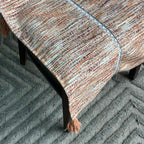 Sunset Blend Handloom Style Chair Cover with Tassels