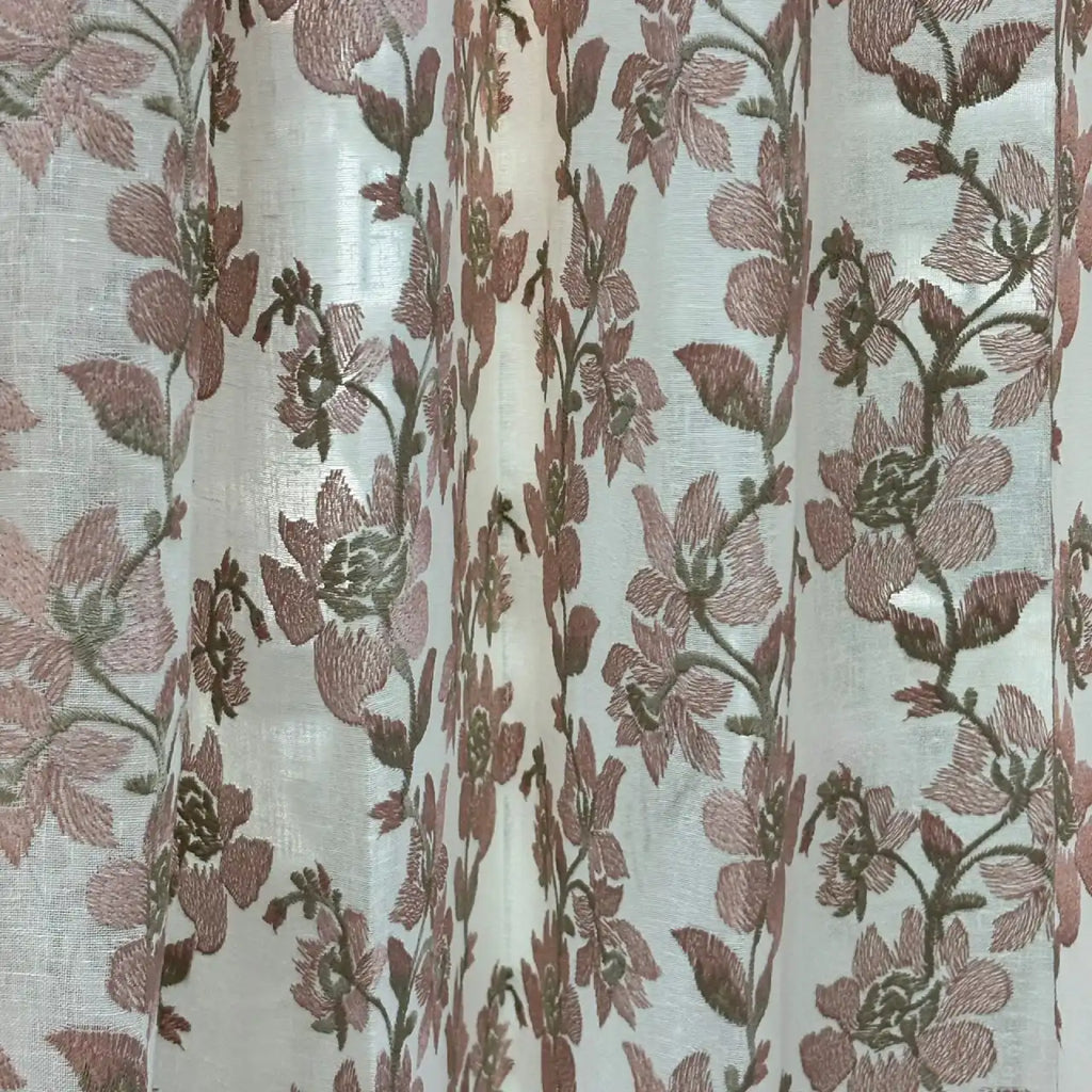 Premium Embroidered Sheer Curtain