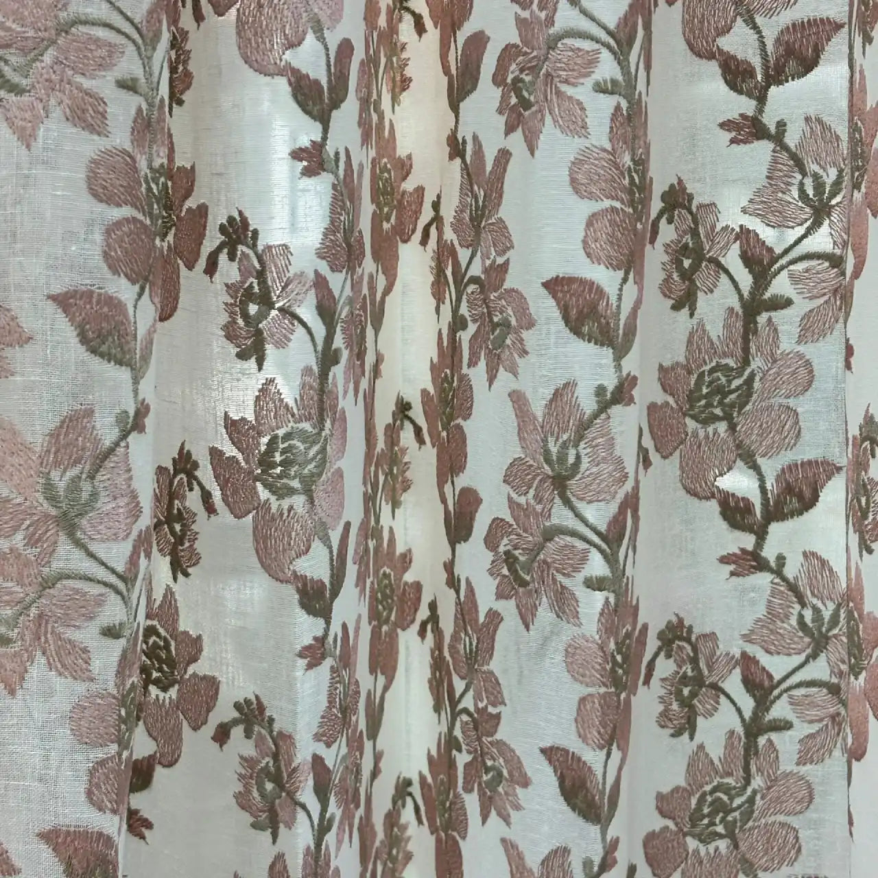 Premium Embroidered Sheer Curtain