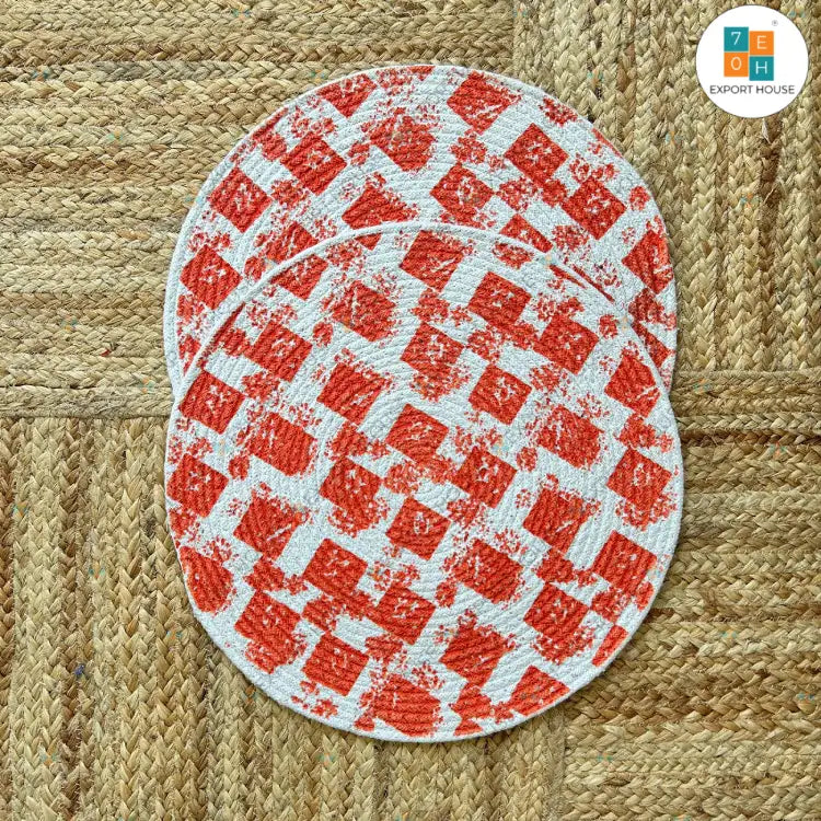 Round cotton mats