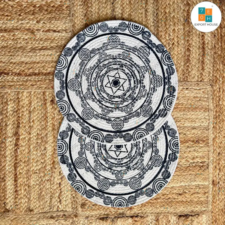 Round cotton mats