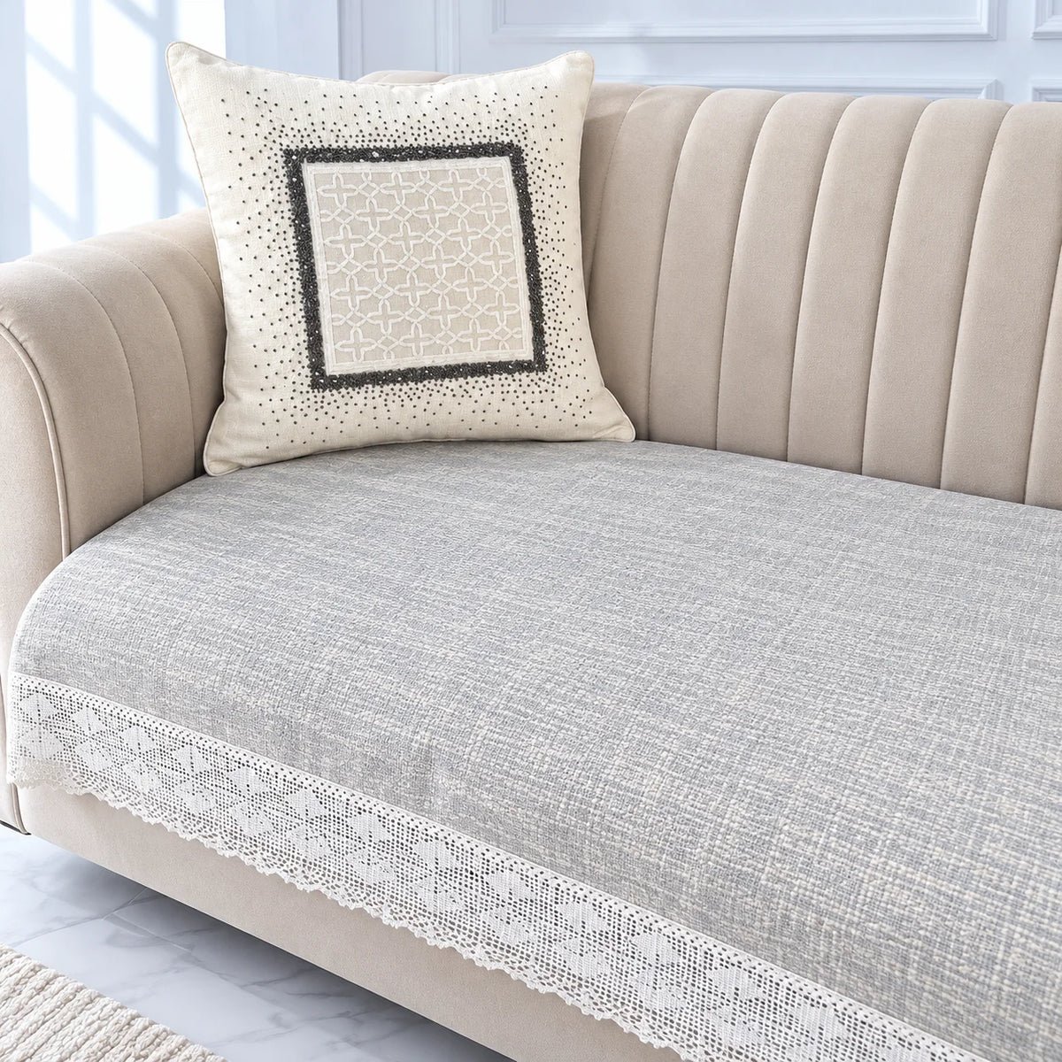 Anti Skid Jacquard Premium Sofa Cover