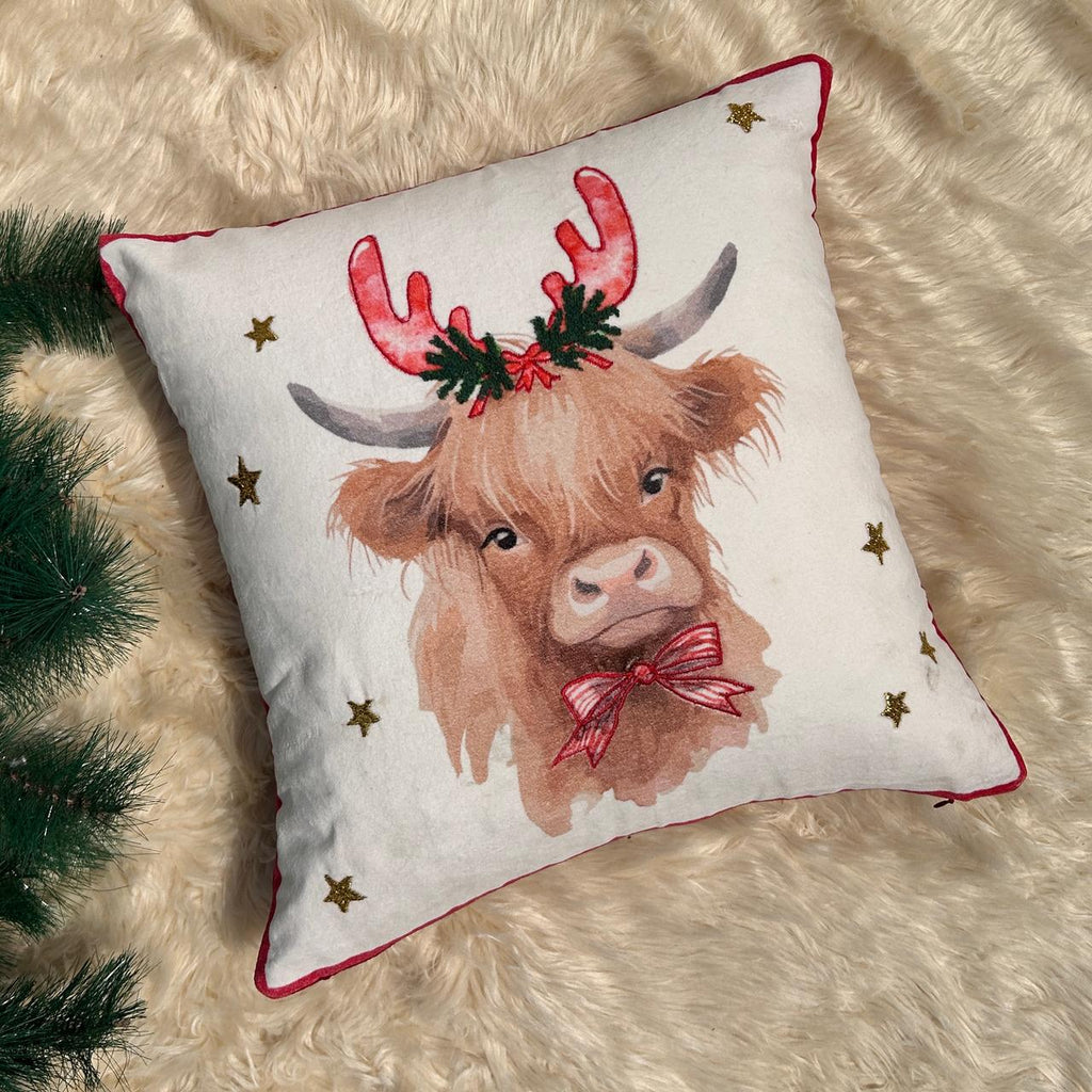 Cotton Printed Cushion Cover, 50cm X 50cm (20" X 20")