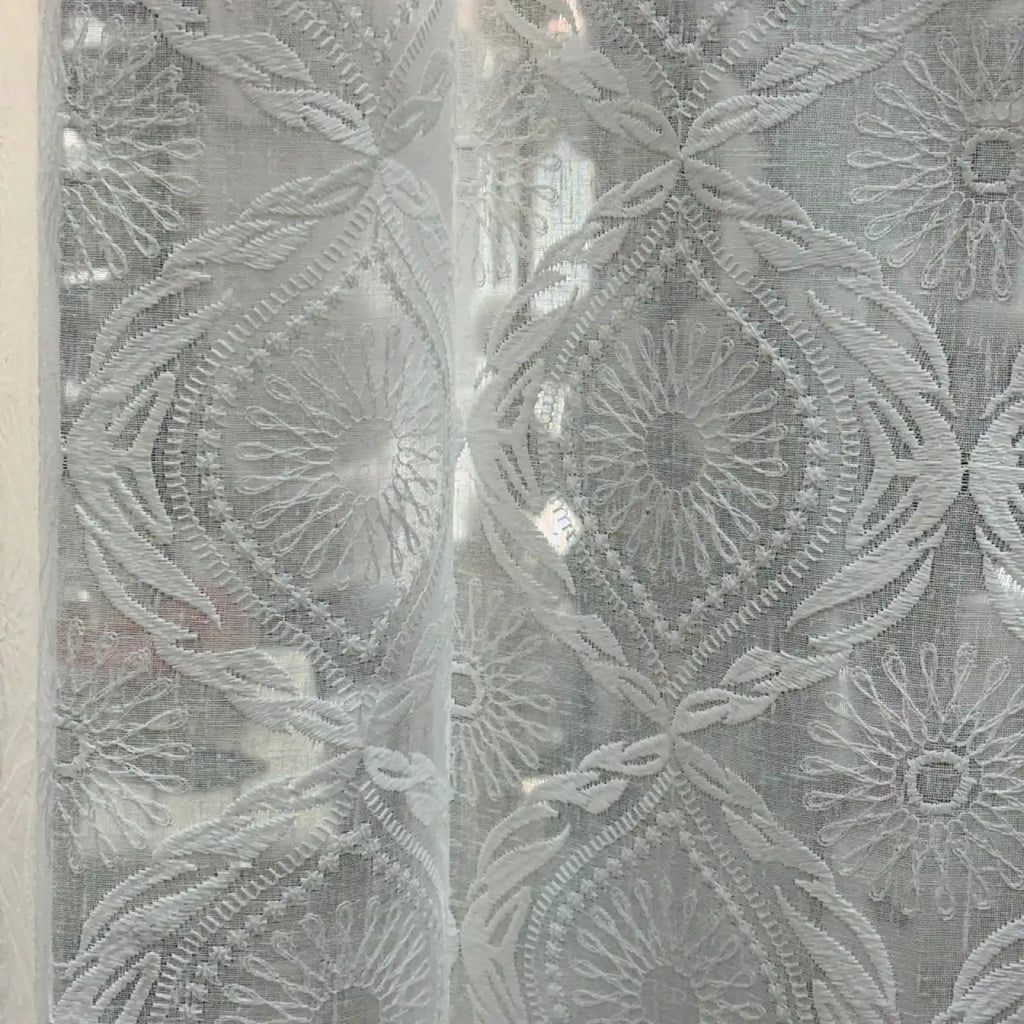 Premium Embroidered Sheer Curtain