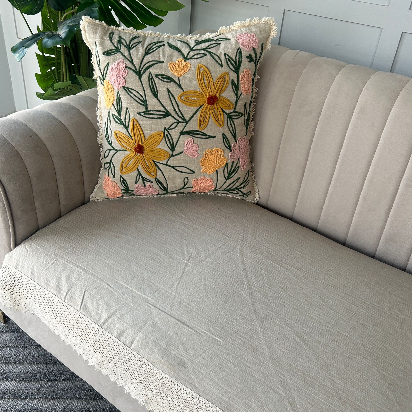 Anti Skid Jacquard Premium Sofa Cover