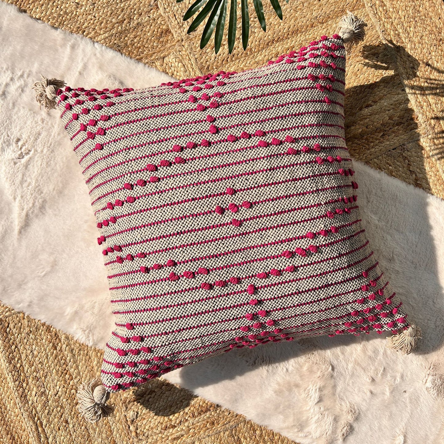 Boho Cushion Cover, 60cm X 60cm (24" X 24")