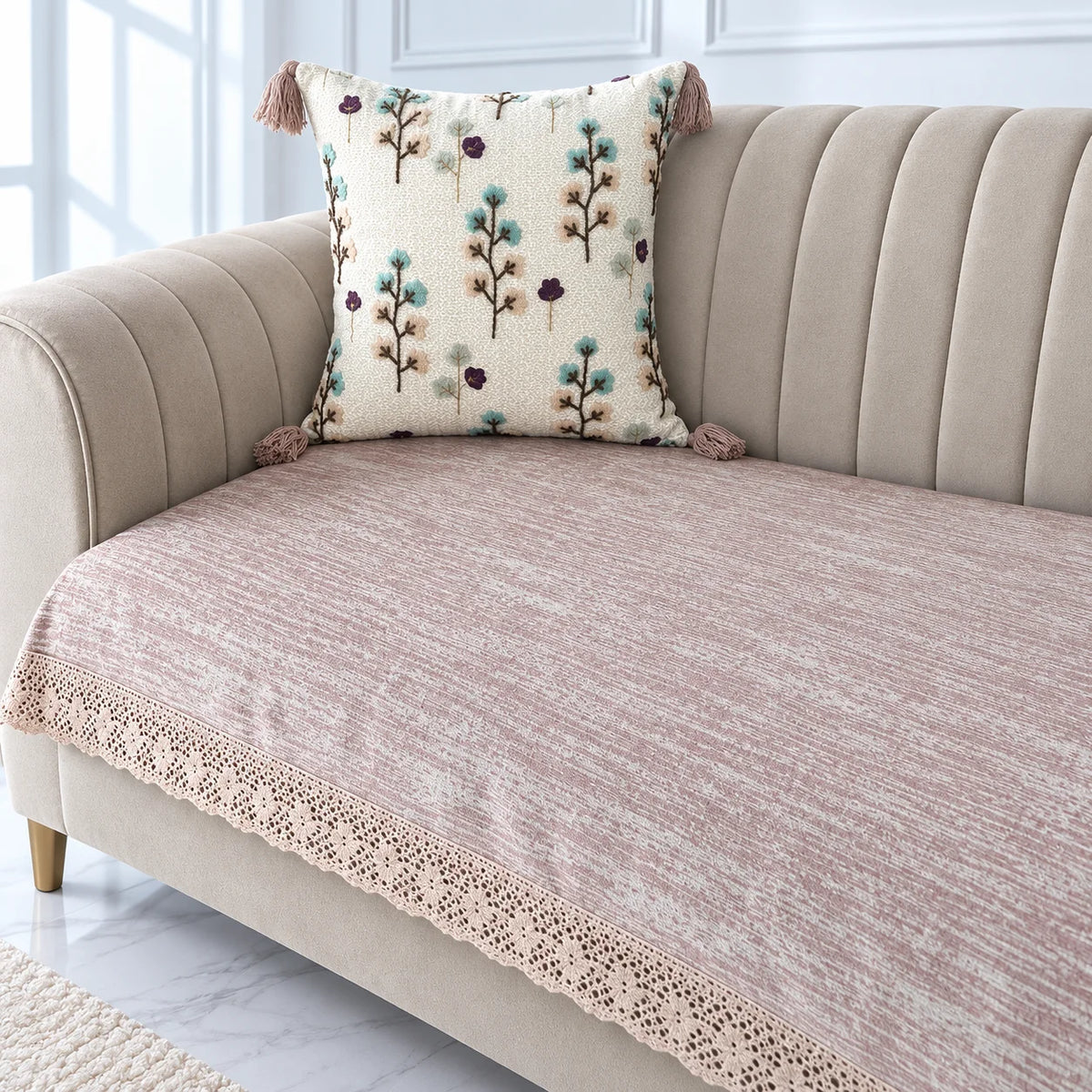 Anti Skid Jacquard Premium Sofa Cover