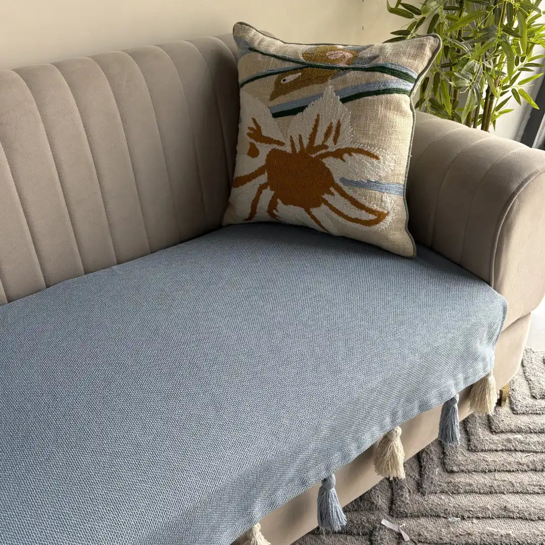 Sofa Cover with tassels
