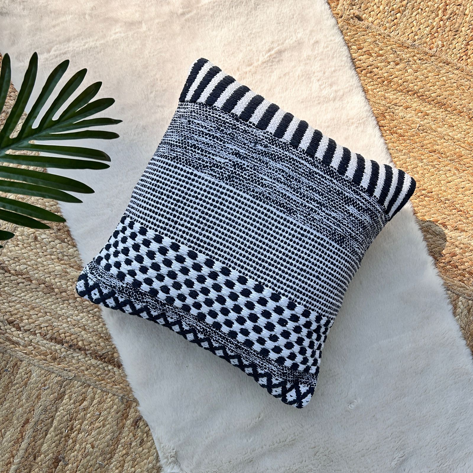 Boho Cushion Cover, 45cm x 45cm (18" x 18")