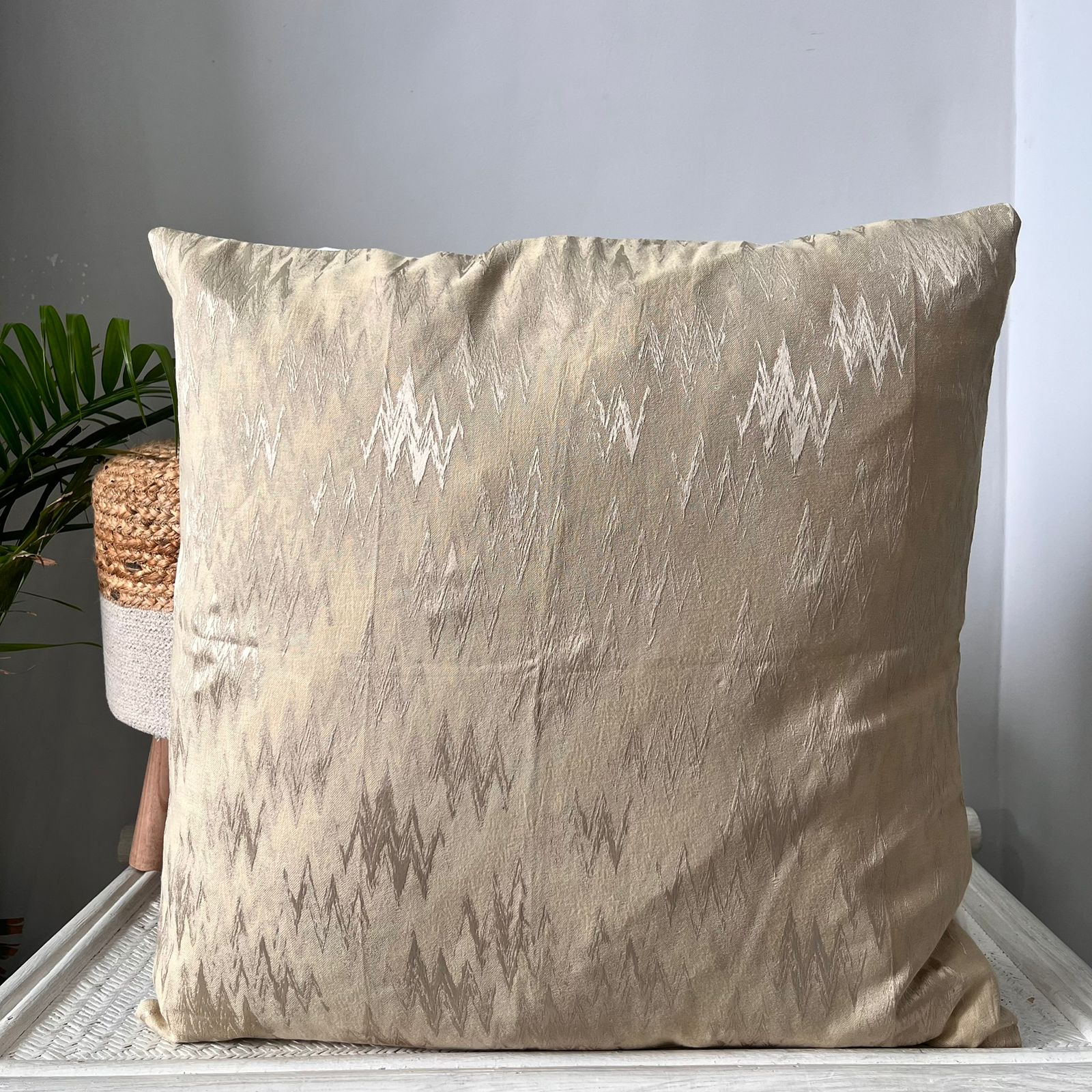 Export House Cotton Plain Cushion Cover -  Size:60cm X 60cm (24" X 24")