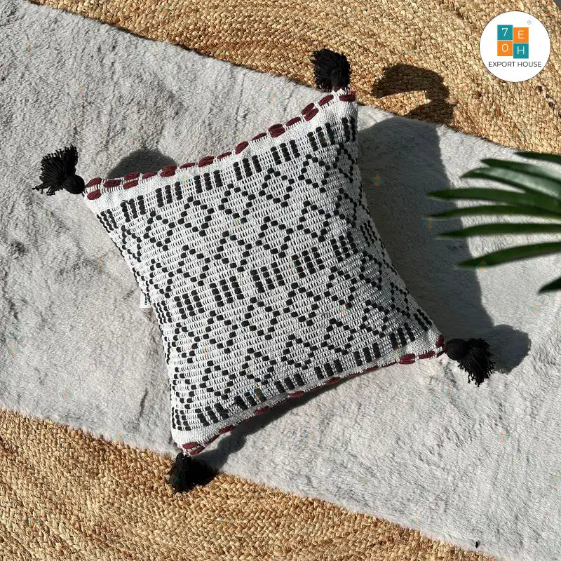 Boho Cushion Cover, 40cm X 40cm (16" X 16")