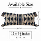 Designer Lumbar Cushion Cover 12x36 | Buy Cushions Online