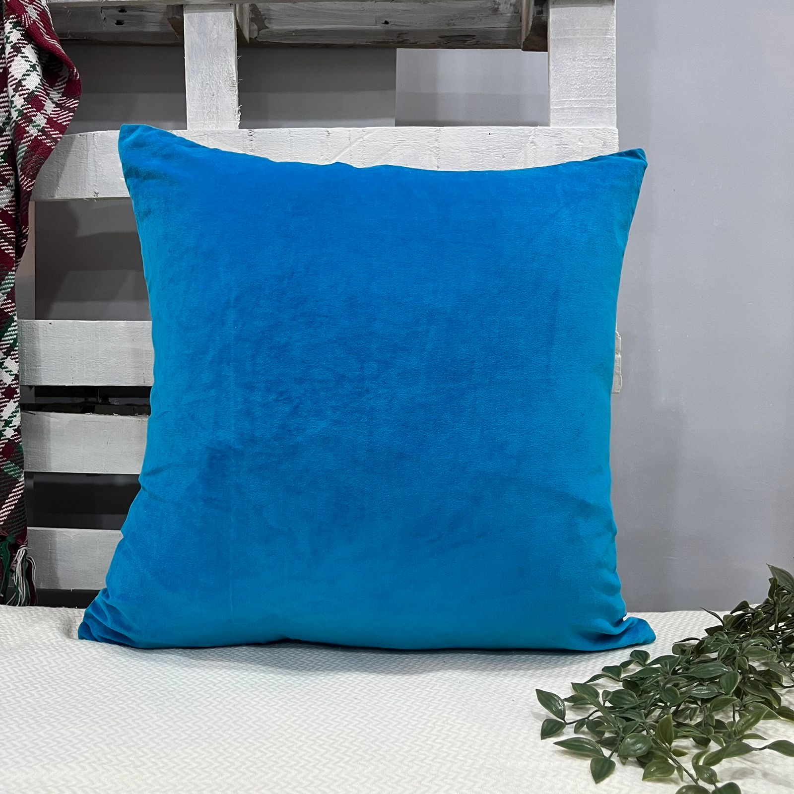 Export House Velvet Plain Cushion Cover -  Size:60cm X 60cm (24" X 24")