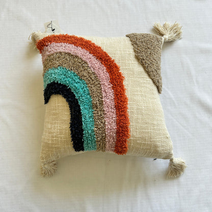 Rainbow Radiance -Tufted Premium Cushion Covers