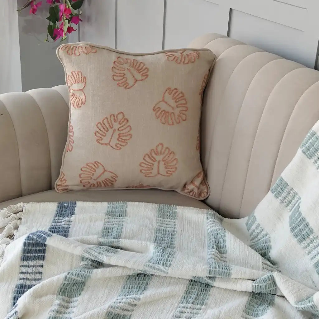 Embroidered Cushion Cover