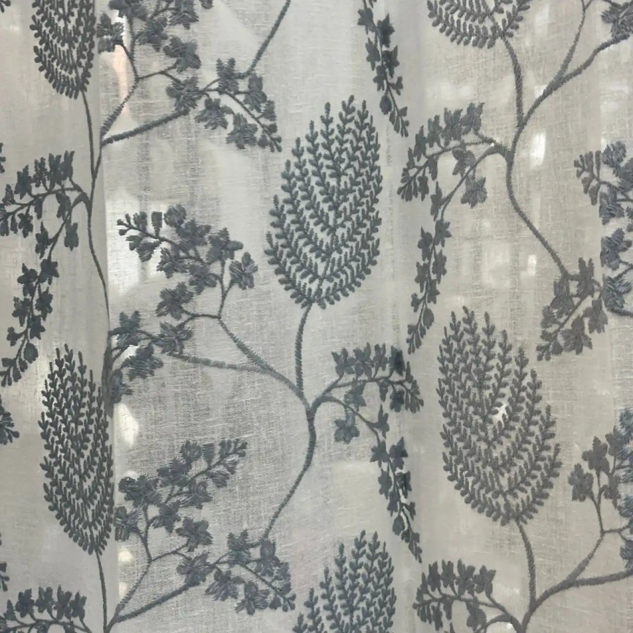 Premium Embroidered Sheer Curtain