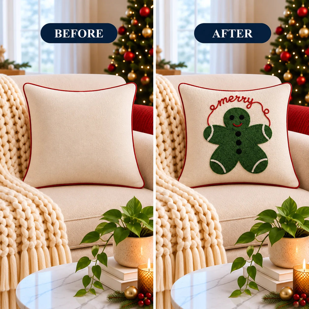 CHRISTMAS CUSHION COVERS
  (16X16 INCHES