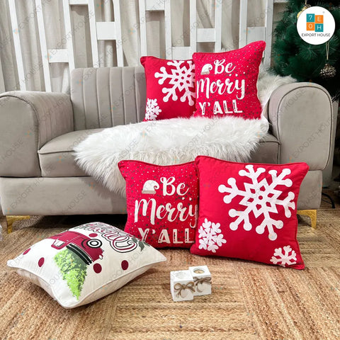 Christmas Cushion cover - Set of 5