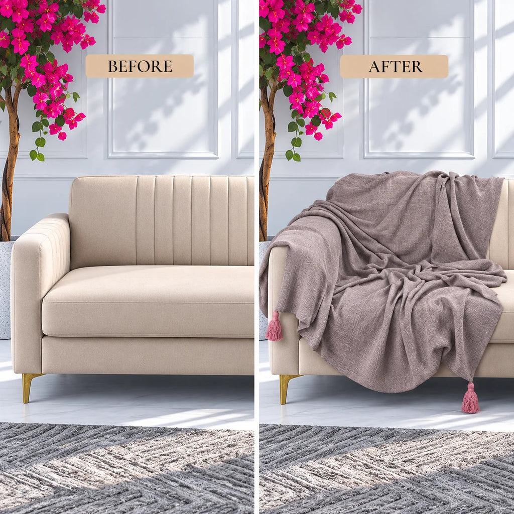 Sofa Throw Blanket 127cm X 152cm (50" X 60")