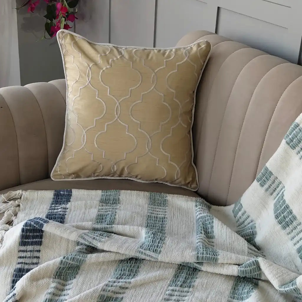 Embroidered Cushion Cover