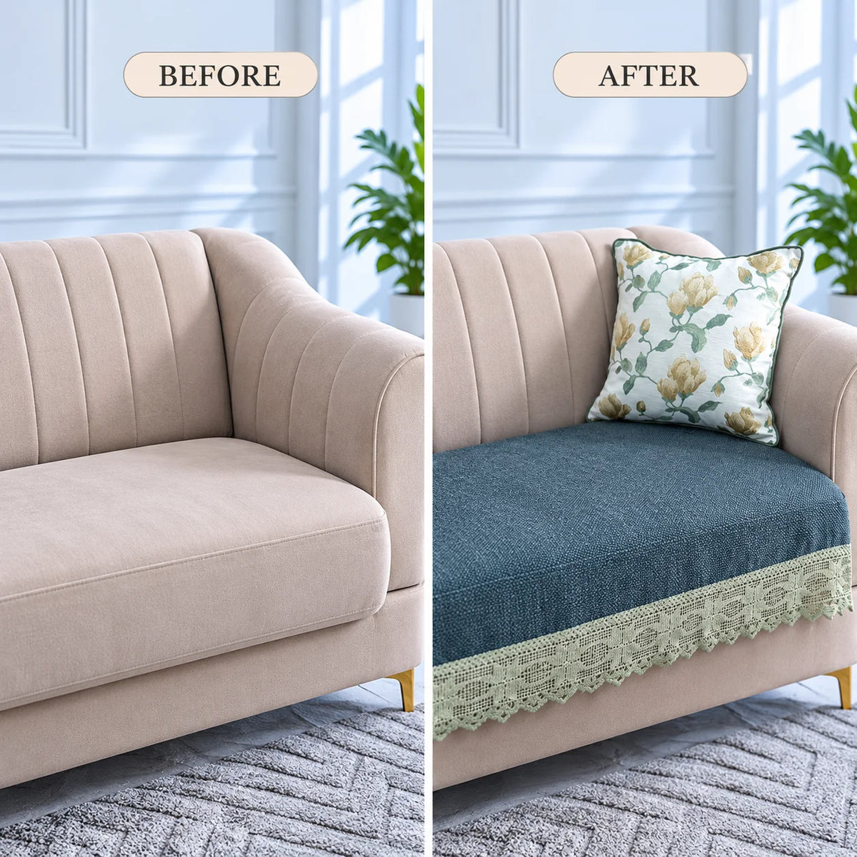 Elegant Jacquard Sofa Cover
