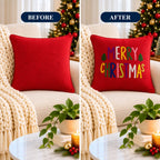 CHRISTMAS CUSHION COVERS
  (16X16 INCHES
