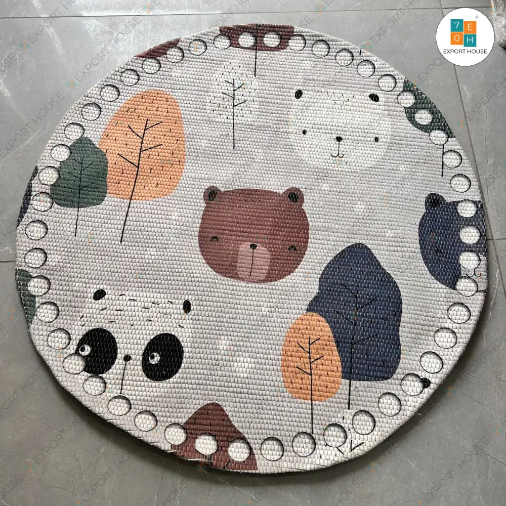 Round Kids Floor Carpet | Export House