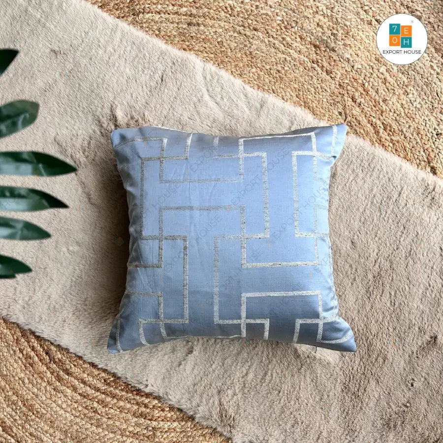 Export House Cotton Embroidered Cushion Cover -  Size:40cm X 40cm (16" X 16")